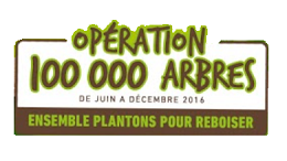 2016, 100 000 arbres